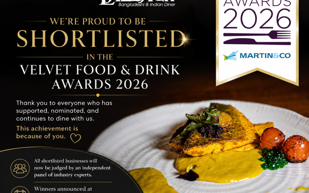 Lalbagh shortlisted in the Velvet Food & Drink Awards 2026